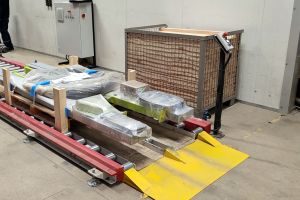 Linia transporterów niskich z systemem ważącym <br>Łowicz