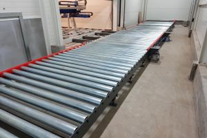 Transportery rolkowe niskie do załadunku piły panelowej <br>Lubawa